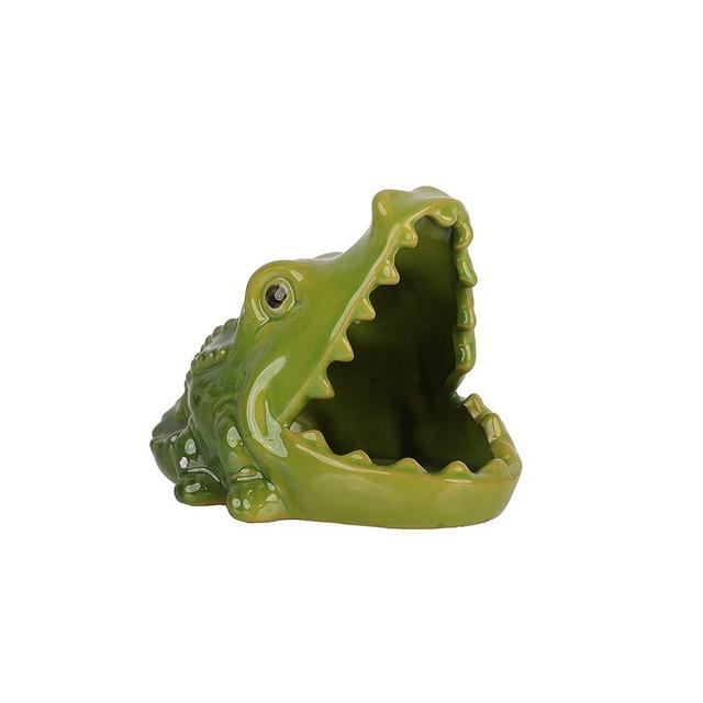 Decorative Alligator Dish Sponge Holder for Kitchen Sink