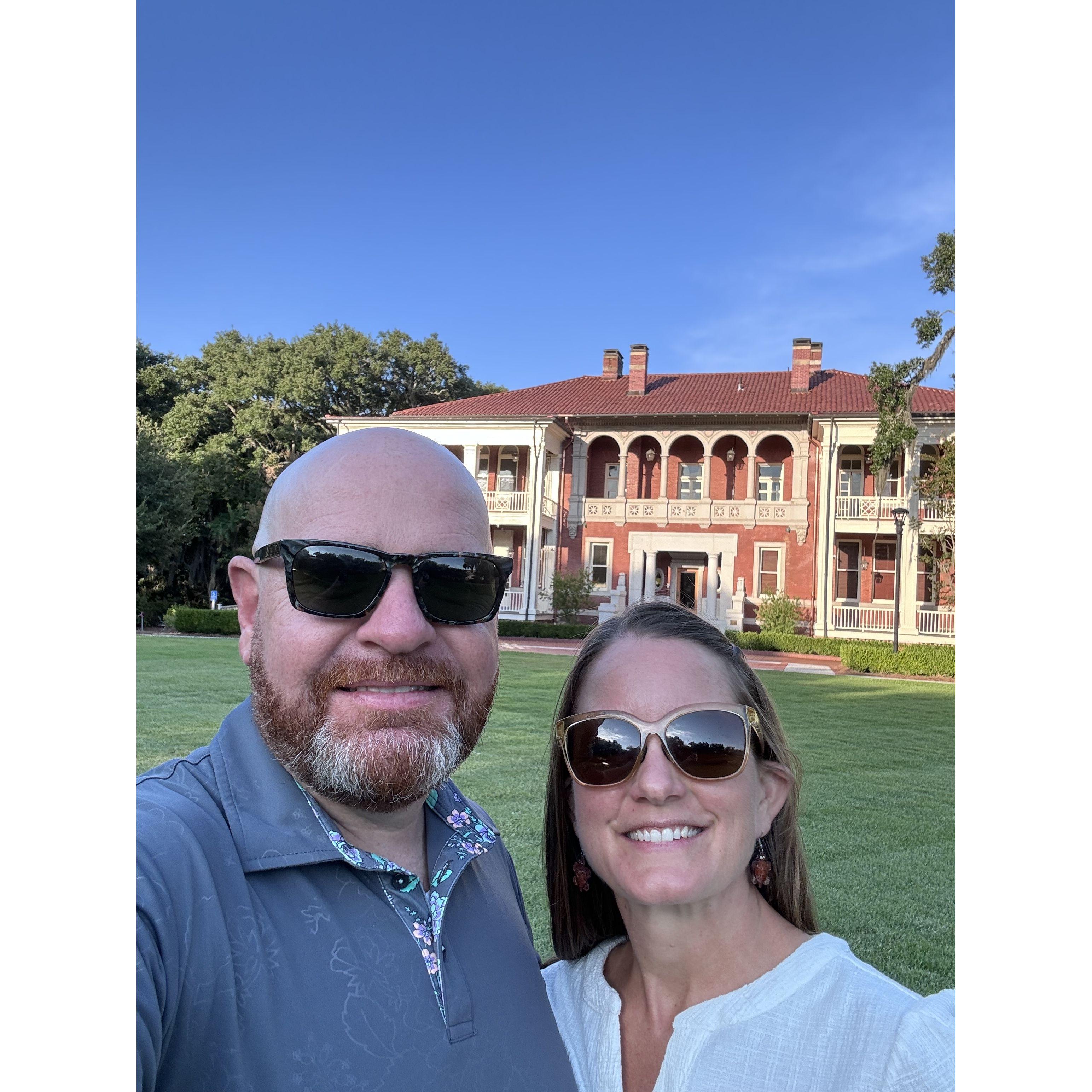 We love exploring historic North Charleston on our bikes.