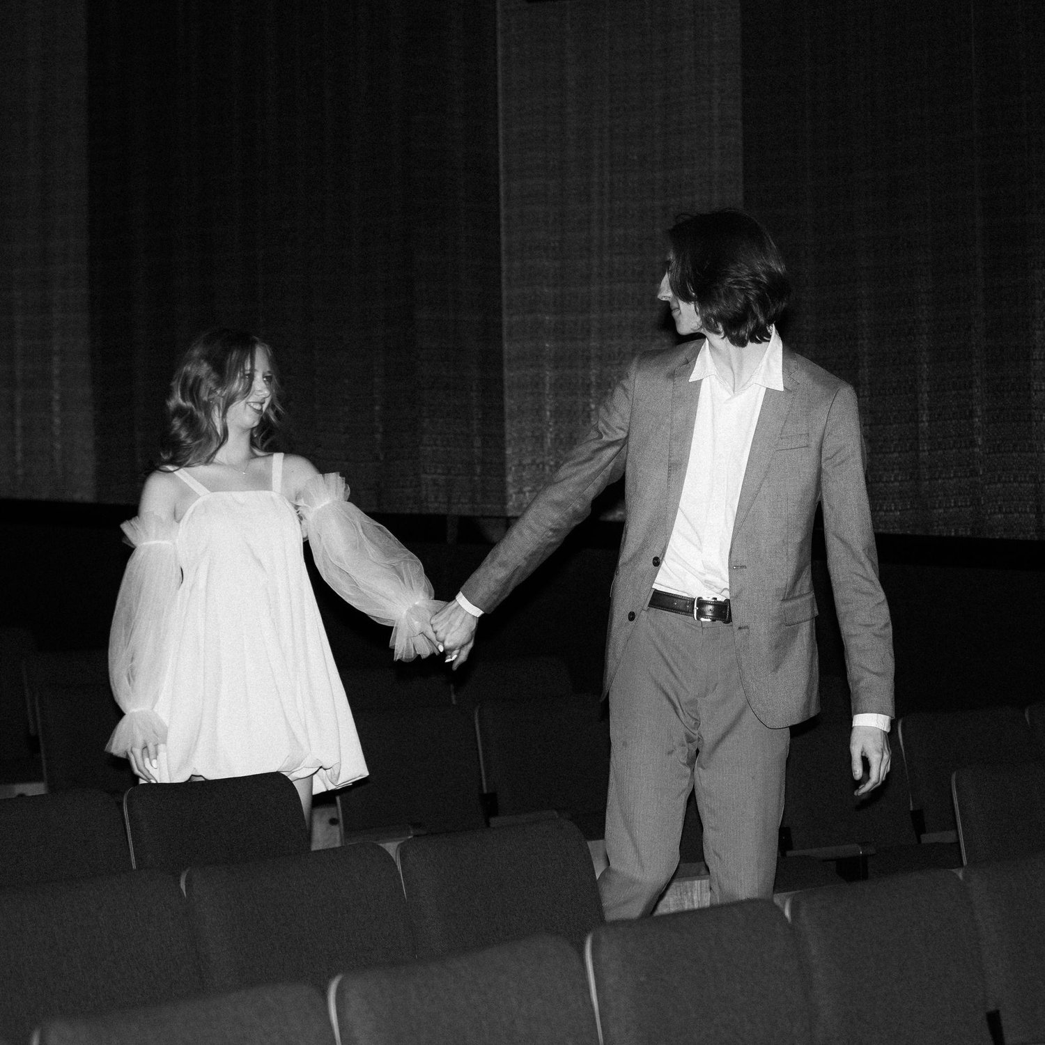 That might have been our proposal, but our story began three years ago at school. We met at Taylor University as freshman.