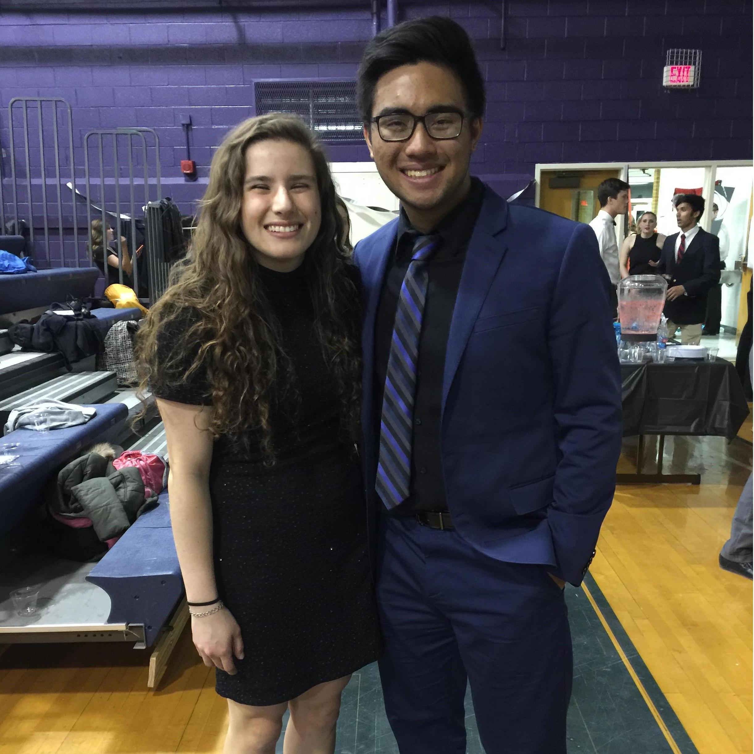 The first of many times swing dancing with one another in March 2016.