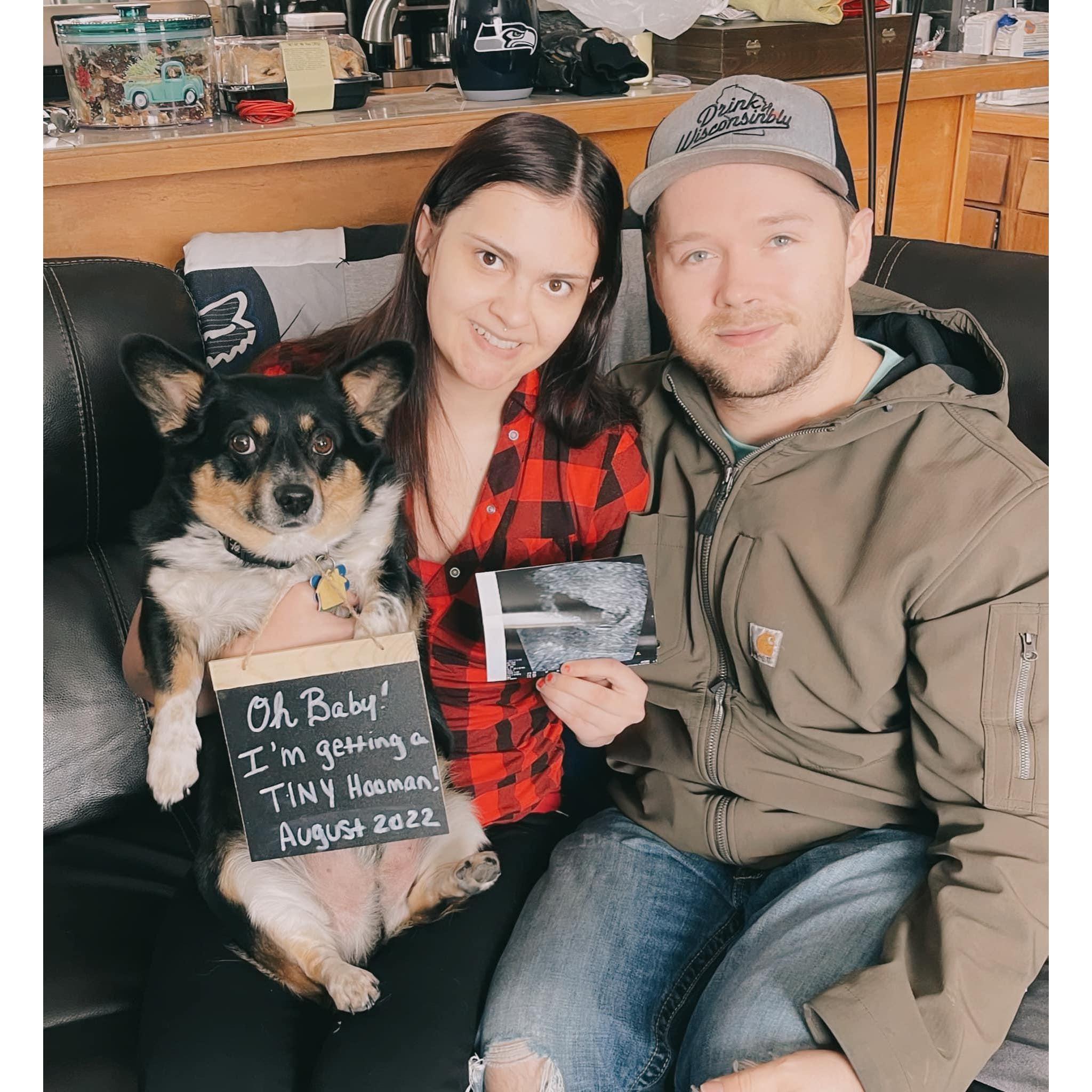 One of my most favorite days, the day we announced to the world we were expecting our sweet daughter