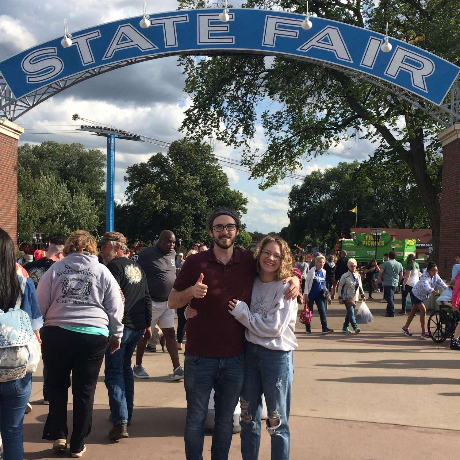 Our first trip to the State Fair together
