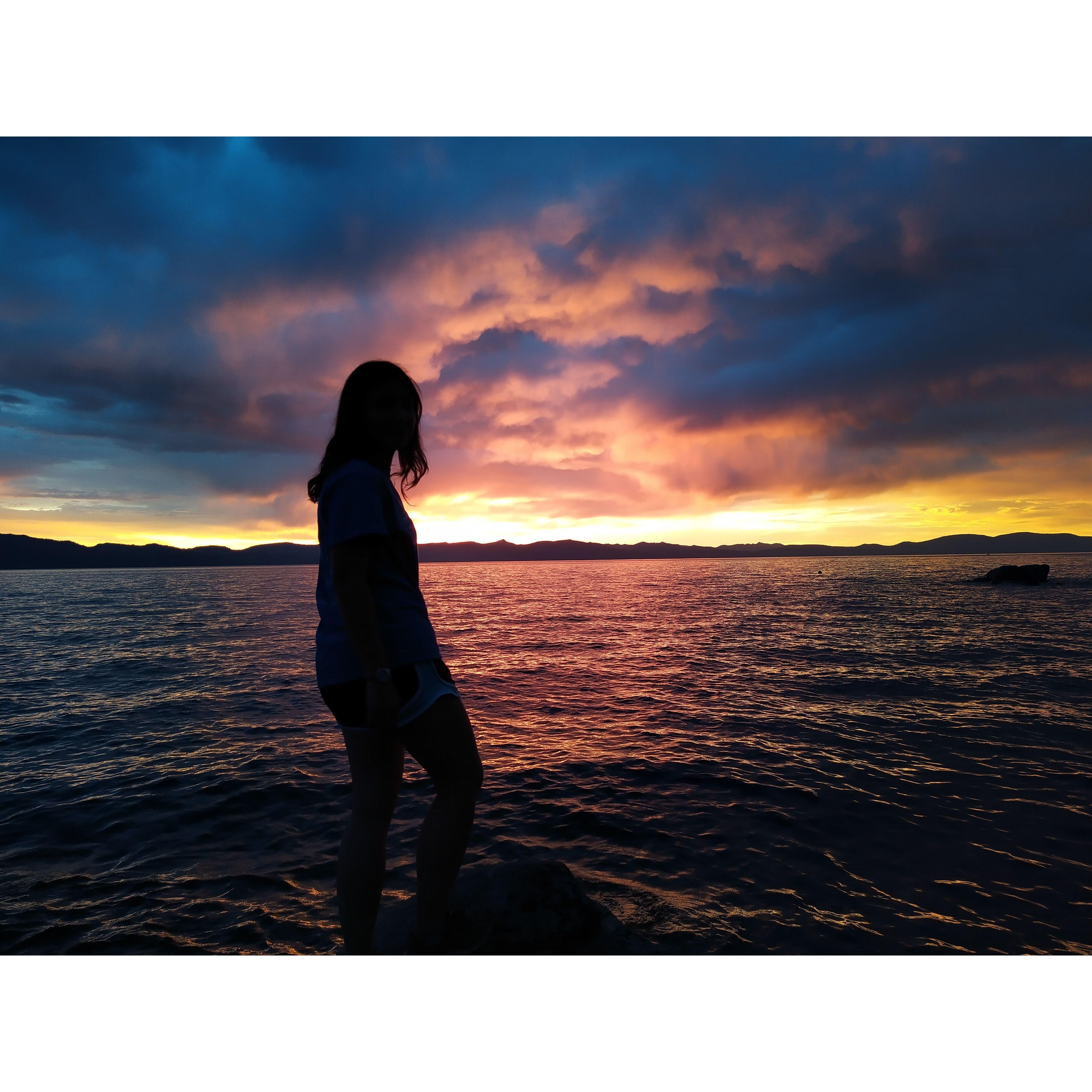 Sunset near Zephyr Cove