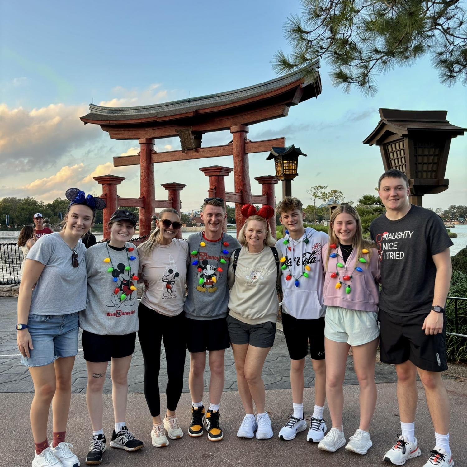 The Holder family! Including wedding party members Cassie, Jackson, Andrew, and Megan