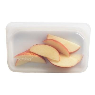 Stasher Reusable Clear Food Storage Snack Bag (Colors May Vary)