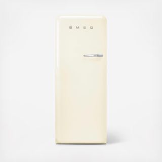 50's Retro-Style Refrigerator with Ice Compartment, Left Hinge