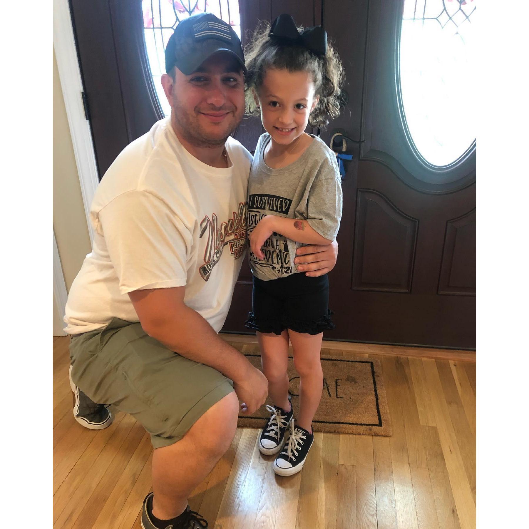 Charlotte last day of First Grade - June 2021