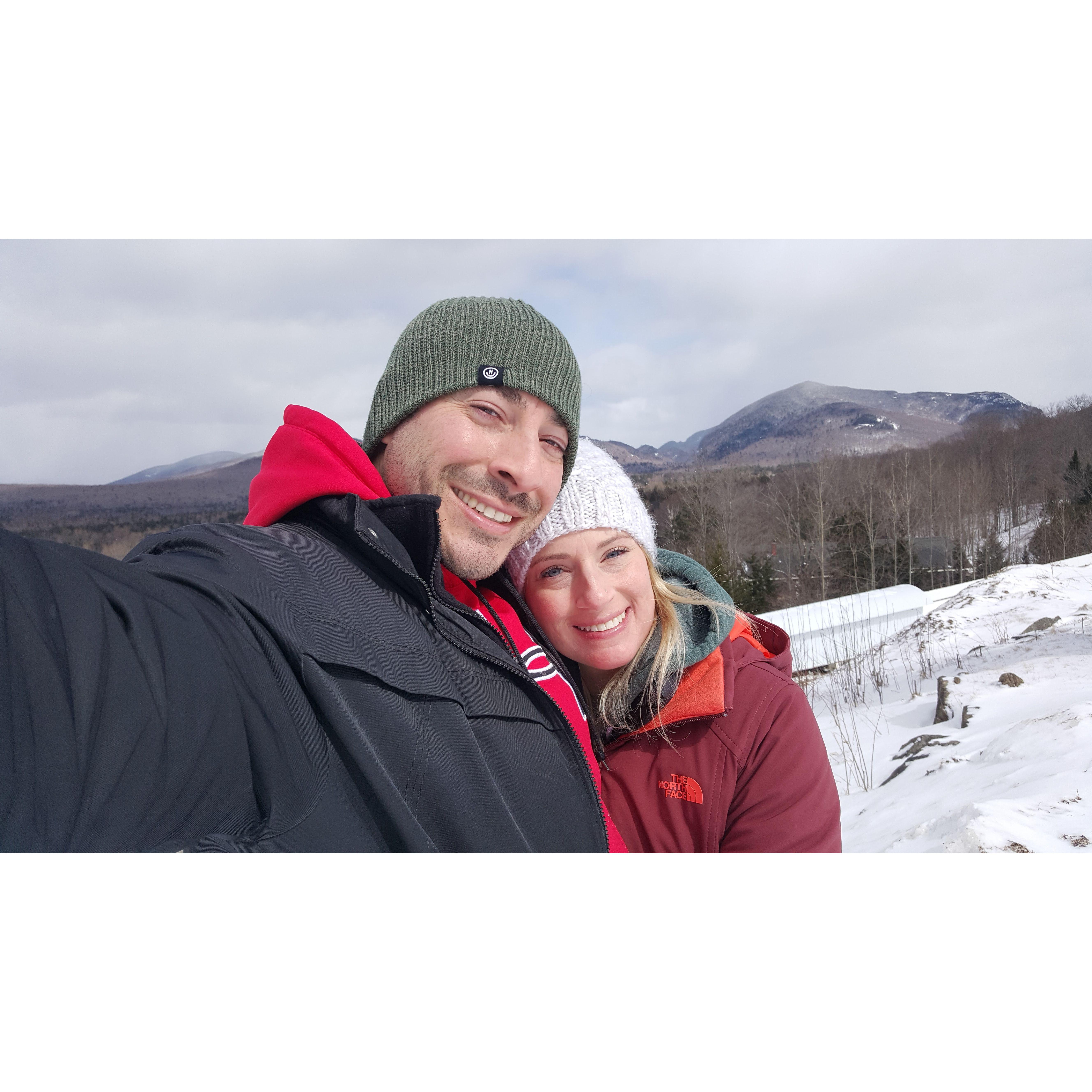 Our very first trip together to Lake Placid, NY