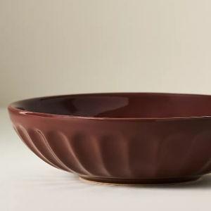 The Latte Stoneware Pasta Bowls, Set of 4: Amelie Edition