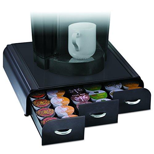 Mind Reader 'Anchor' 36 Capacity Single Serve Coffee Pod Storage Drawer, 3 Drawers, Black