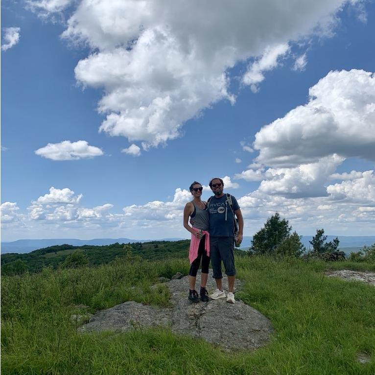 Hiking on the boarder of NC, VA, and Tennessee