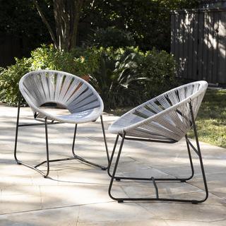 Rondly Outdoor Rope Chair, Set of 2