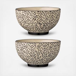 Julie Dot Flower Bowl, Set of 4