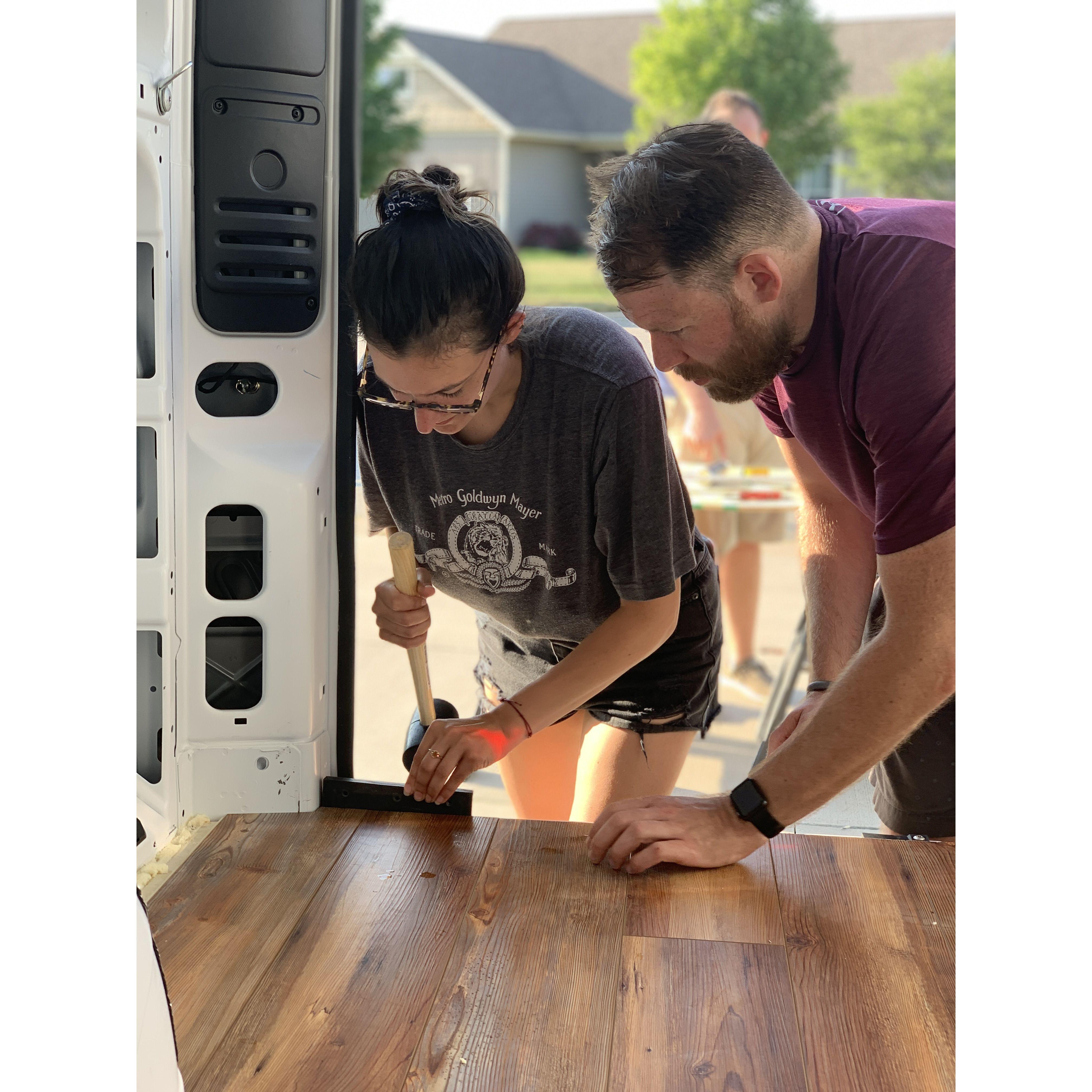 Building the van! - In Grand Rapids Michigan (with help from Brian & Angelique McInerney)