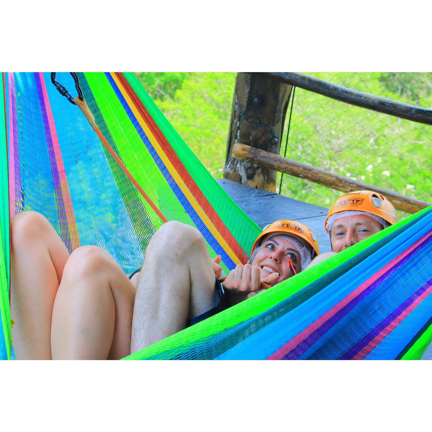 Ziplining in Cancun