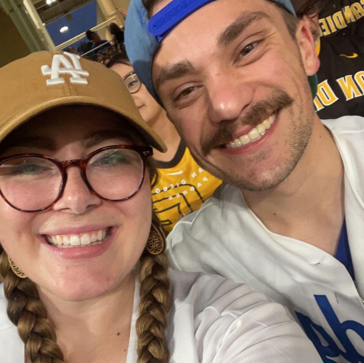 The first Dodger game we went to while living in San Diego. Go Dodgers!
