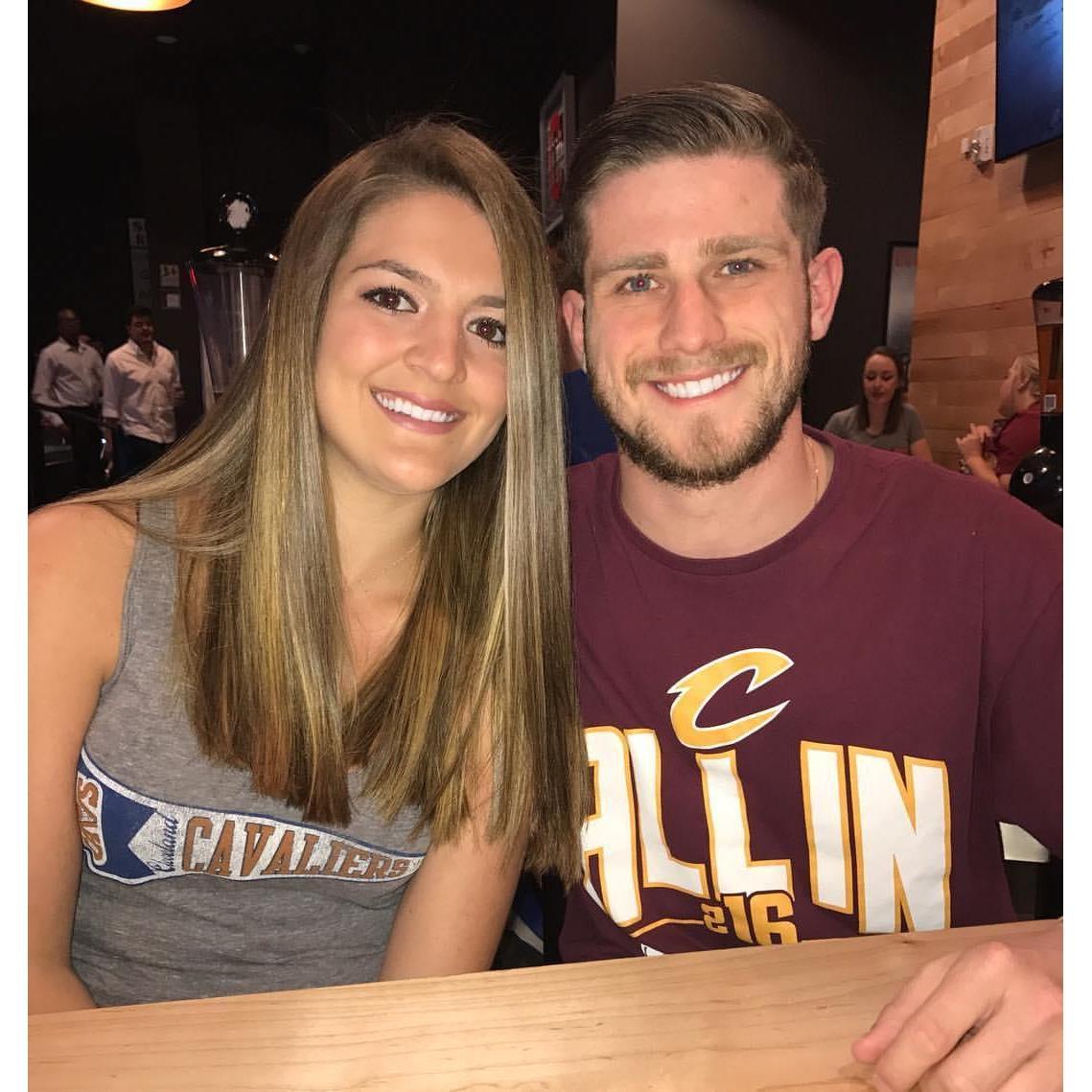 Cavs games together, so much fun! The reason we met.