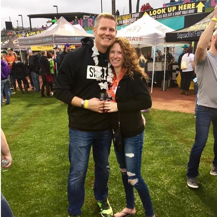Beer Dabbler 2017, the night I met the Kriesel's and tackled JK to the ground (on accident...hugs and beer are dangerous).