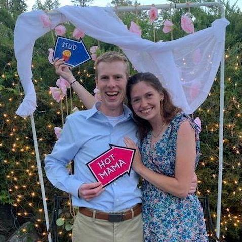 Us at our good friend's Jon and Hailey's wedding!