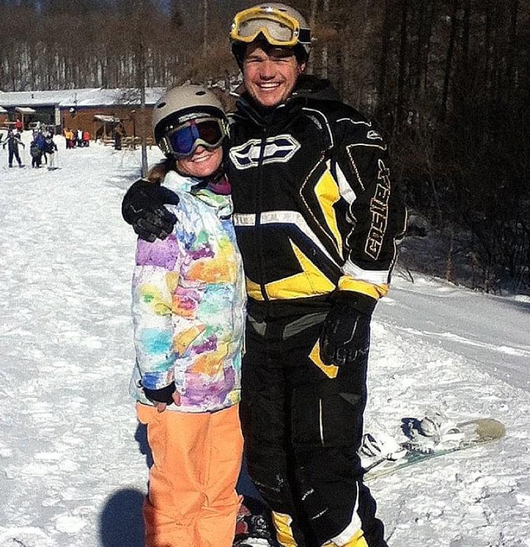 2014. This was our first ski trip to Ski Brule with Peace Lutheran Church. Katie taught Camren how to snowboard and it was a blast!
