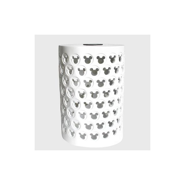 Disney 17" Mickey Mouse Solar Power Ceramic Garden Stool White