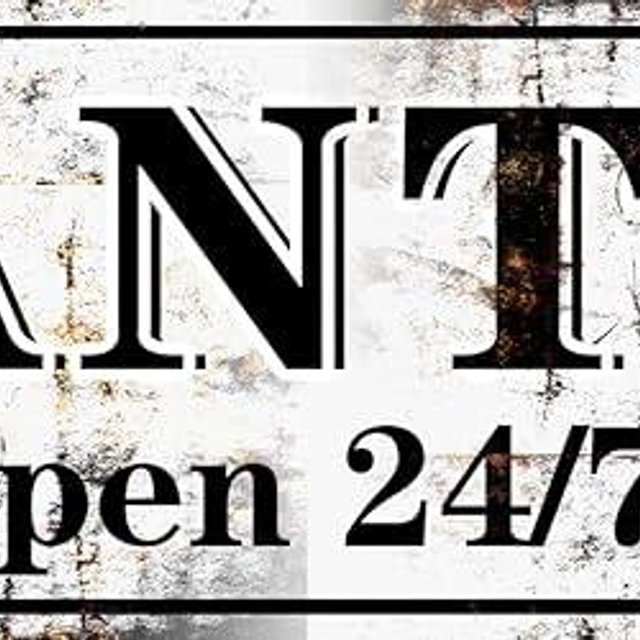 LMDDFZS Retro Tin Metal Sign Pantry Statement Farmhouse Bathroom Wall Decor for Home Vintage Bar or Dorm Unique Gift Idea for Friends 4x16 in