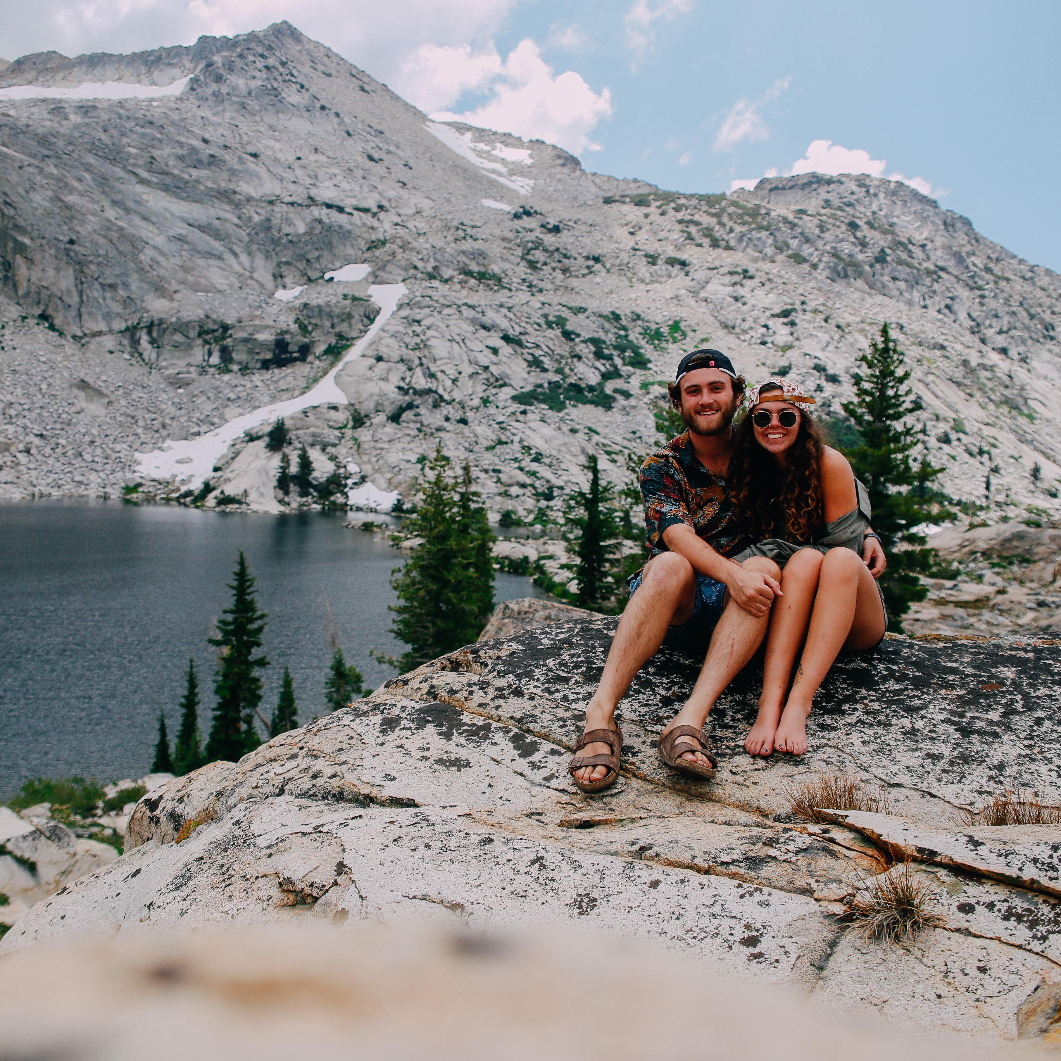 Our first backpacking trip together! Desolation Wilderness summer 2017