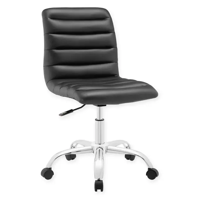 Modway Ripple Mid-Back Office Chair in Black