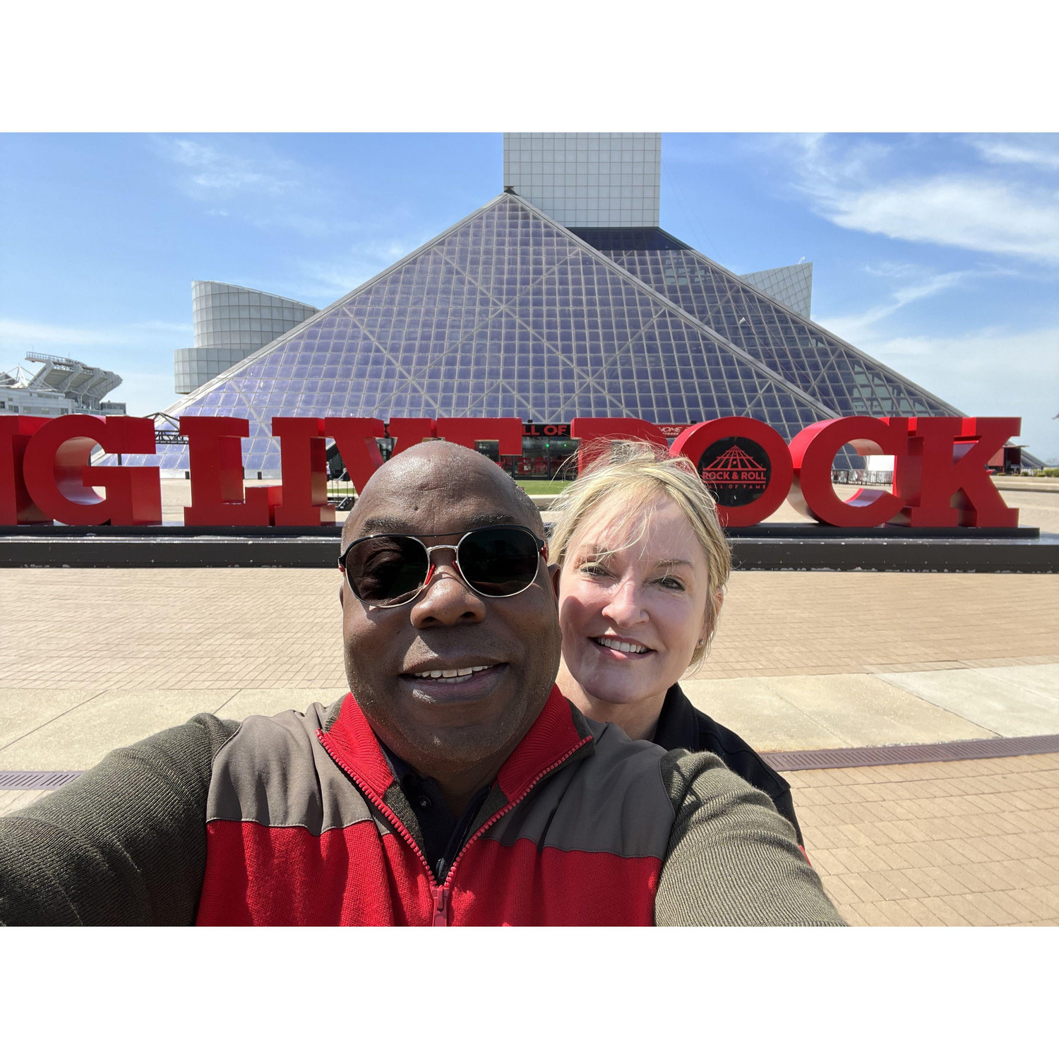 Rocking and Rolling at the Hall of Fame, Cleveland, OH