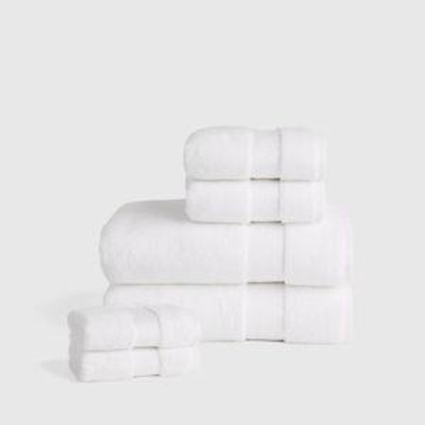Turkish Ultra Luxe Plush Bath Towel Bundle in White