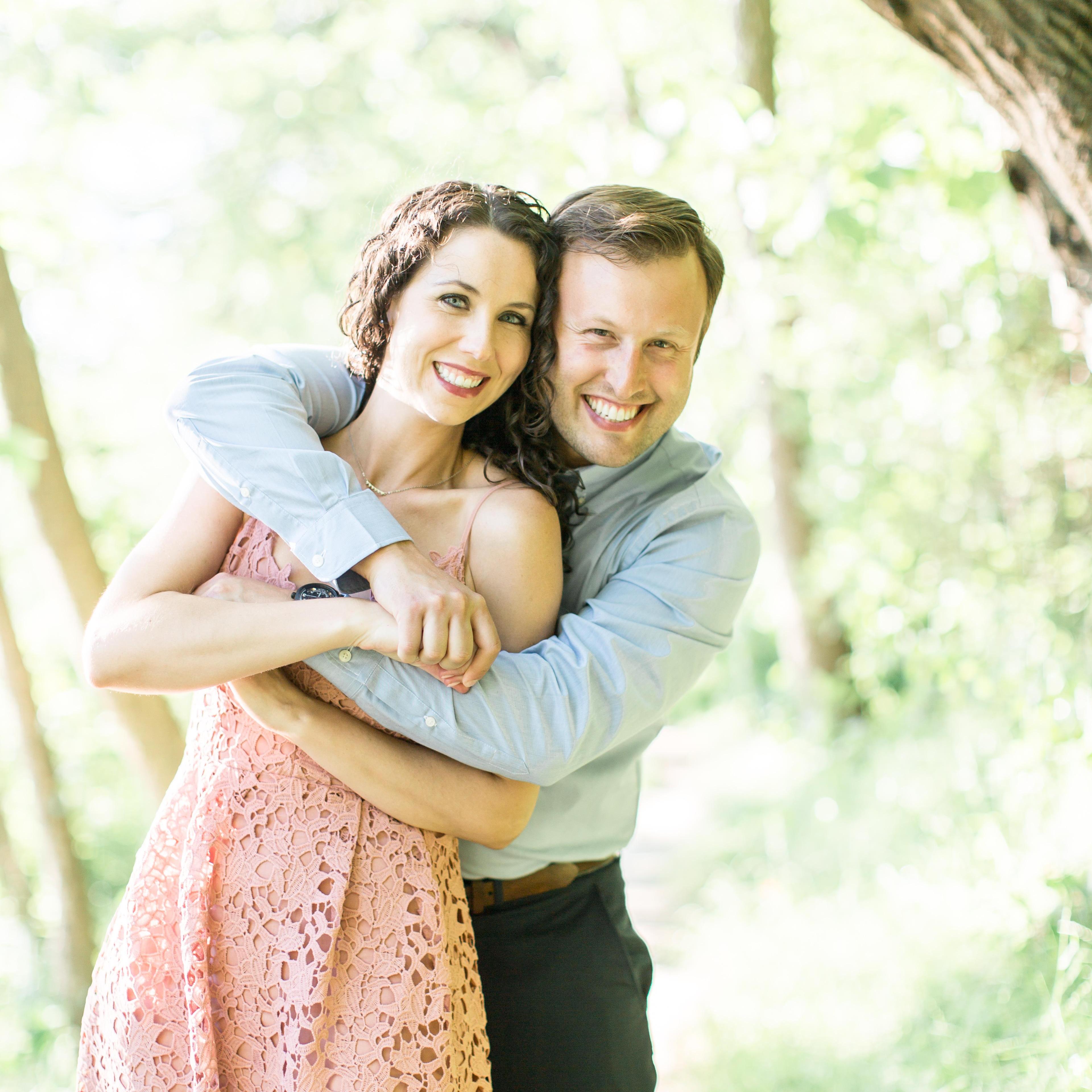Engagement photos in Hubbard Park. July 2018