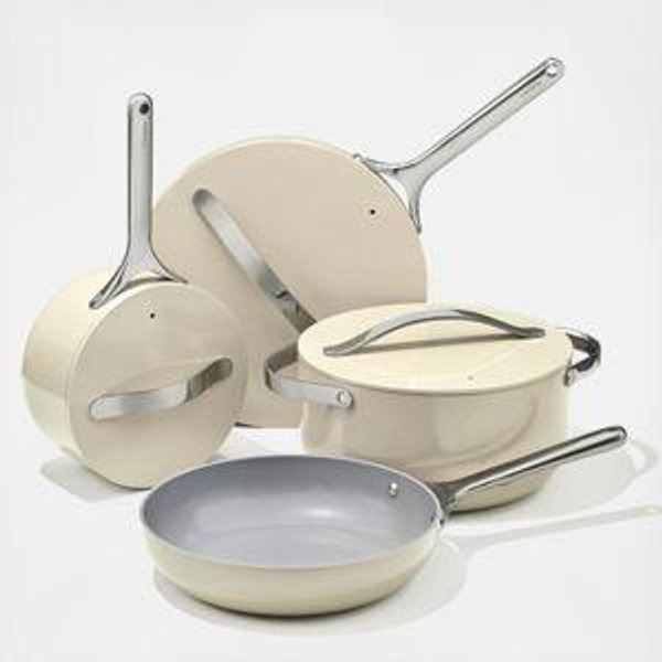 Caraway Ceramic Cookware & Minis Set | Nonstick Pots & Pans Set | Non-Toxic | Caraway