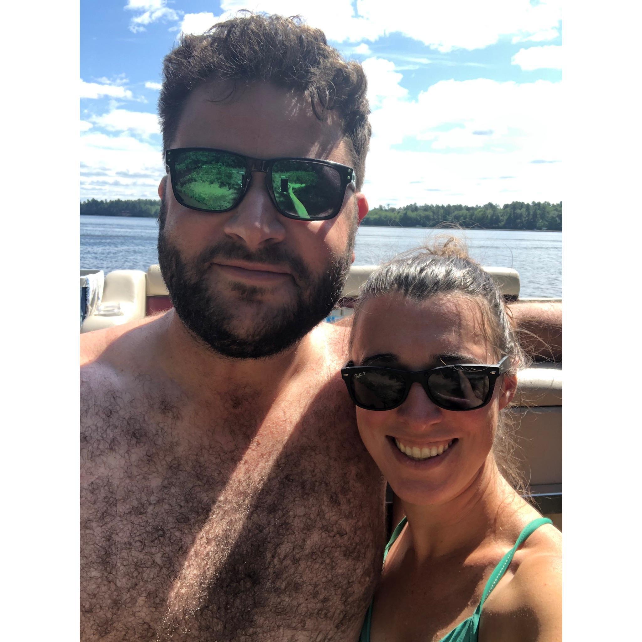 He says "cabin," she says "cottage," we both love the lake life