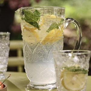 The Bombay Handblown Glass Pitcher