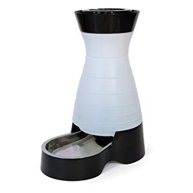 PetSafe Healthy Pet Water Station Dog and Cat Water System with Stainless Steel Bowl
