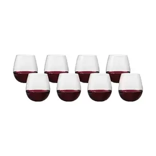 Simply Essential™ Stemless Wine Glasses (Set of 8)