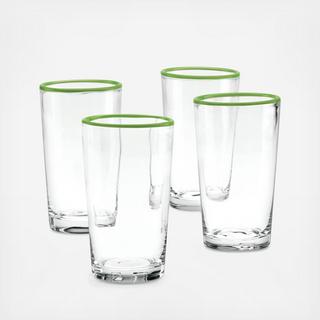 Burbs Highball Glass, Set of 4