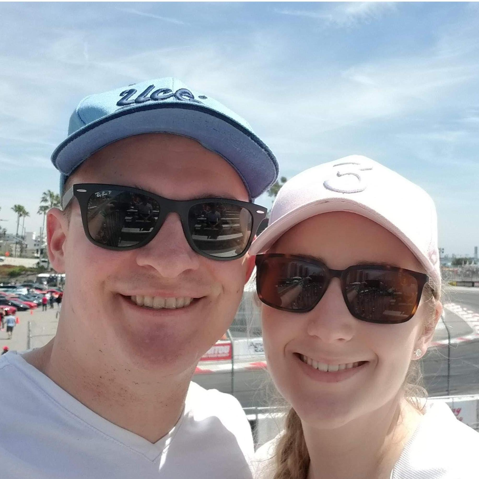 We went out to the race track!