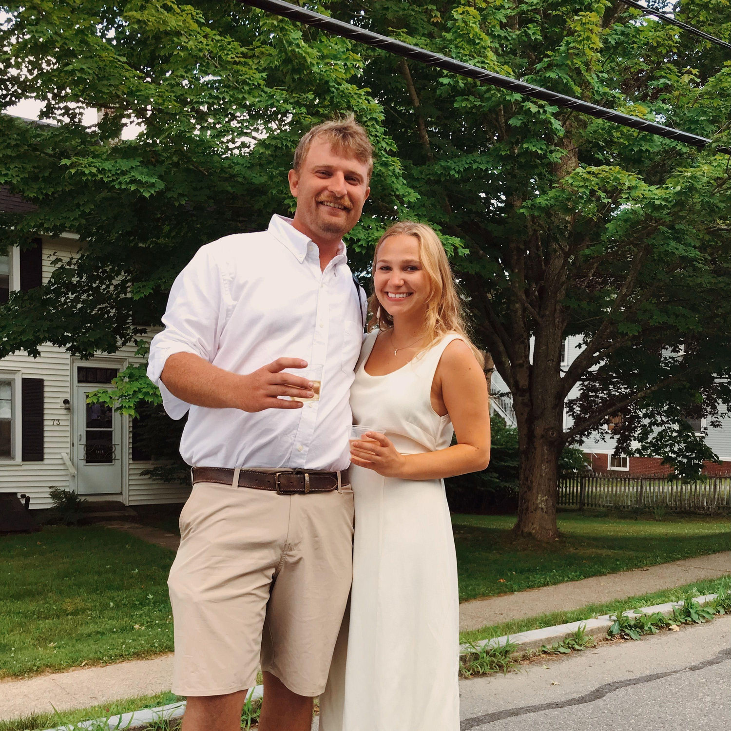 All dressed up for Picnic en Blanc in Castine!