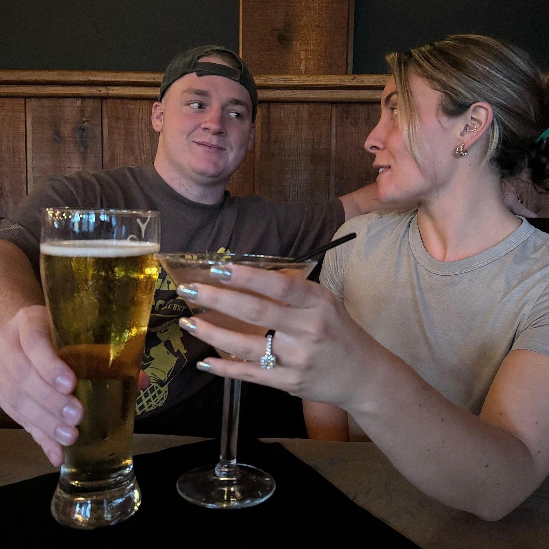 **Clink Clink** Celebrating Engagement
