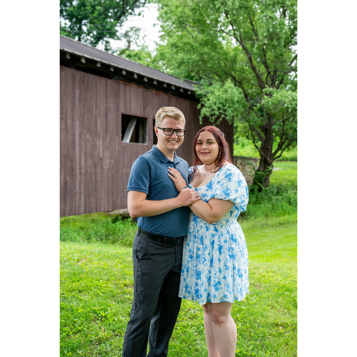 Taken from our Engagement Session exactly a year before our wedding on June 13th, 2025.