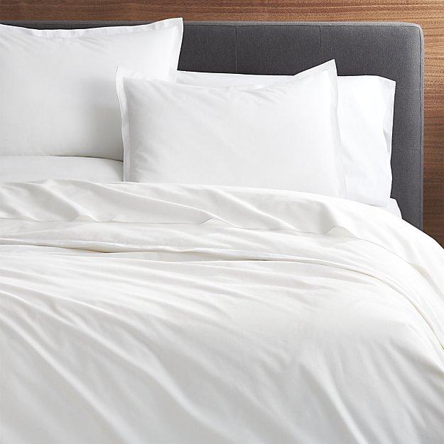 Belo White King Duvet Cover