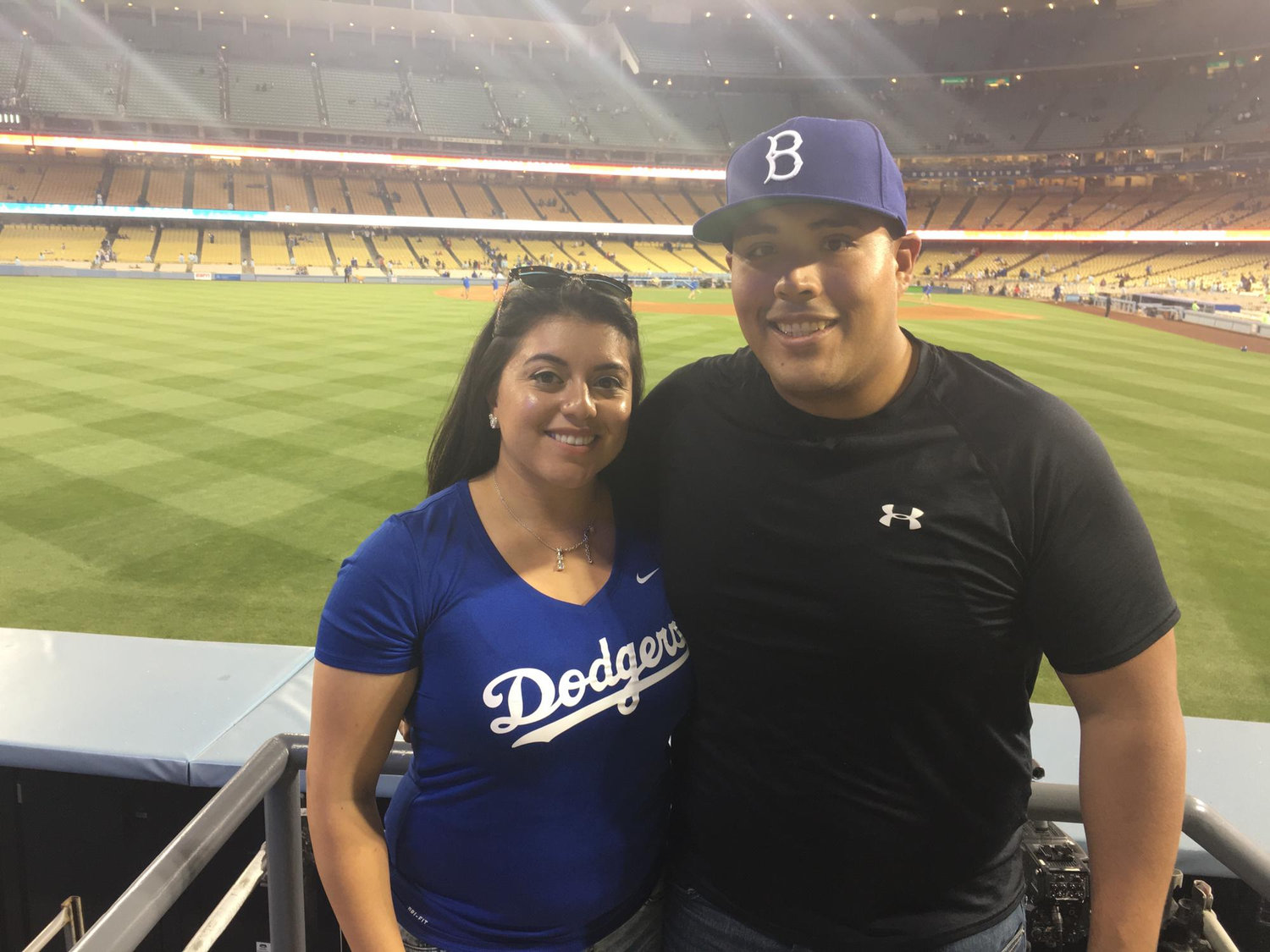 Our first LA Dodger Game