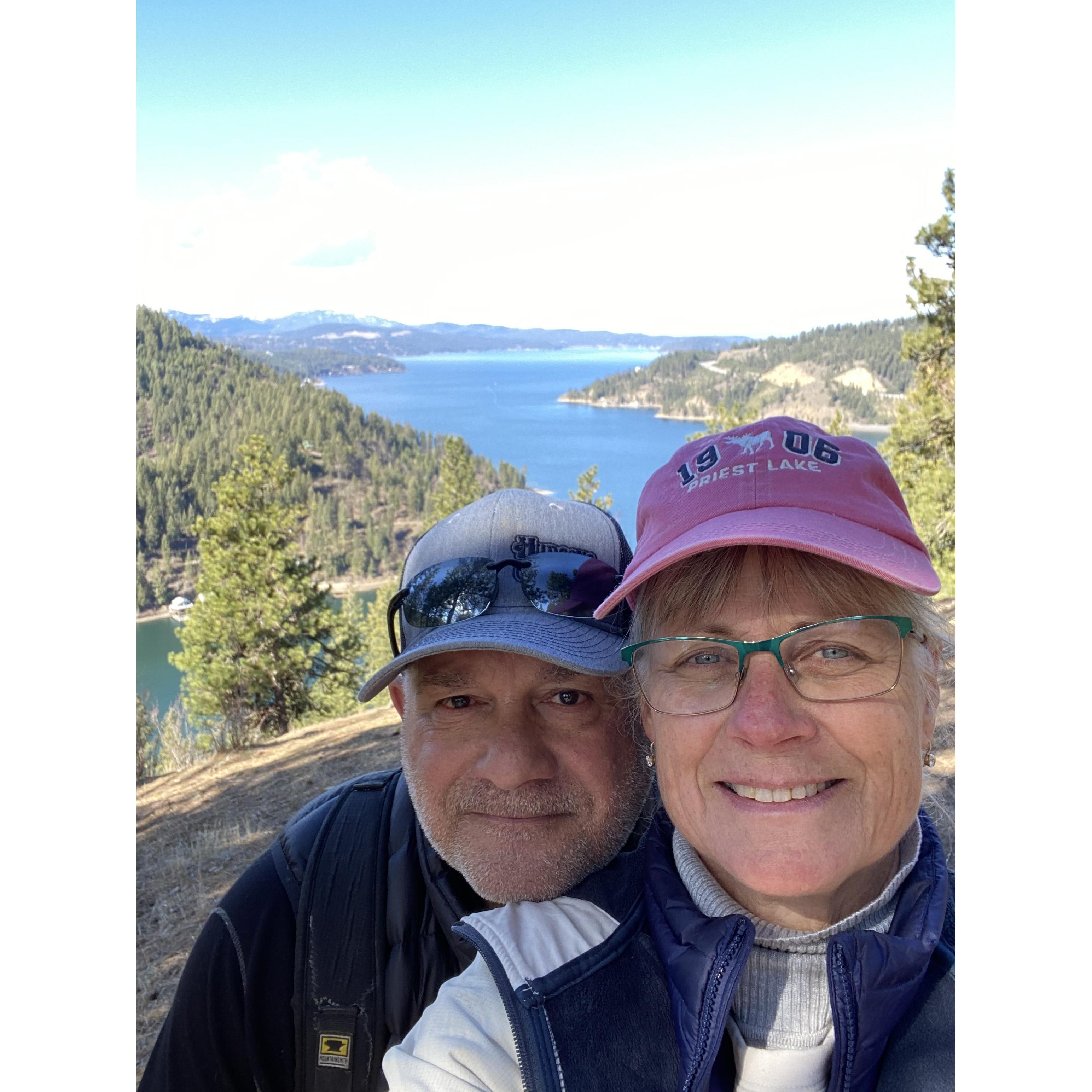 Another hike up Mineral Ridge - above Lake Coeur d'Alene