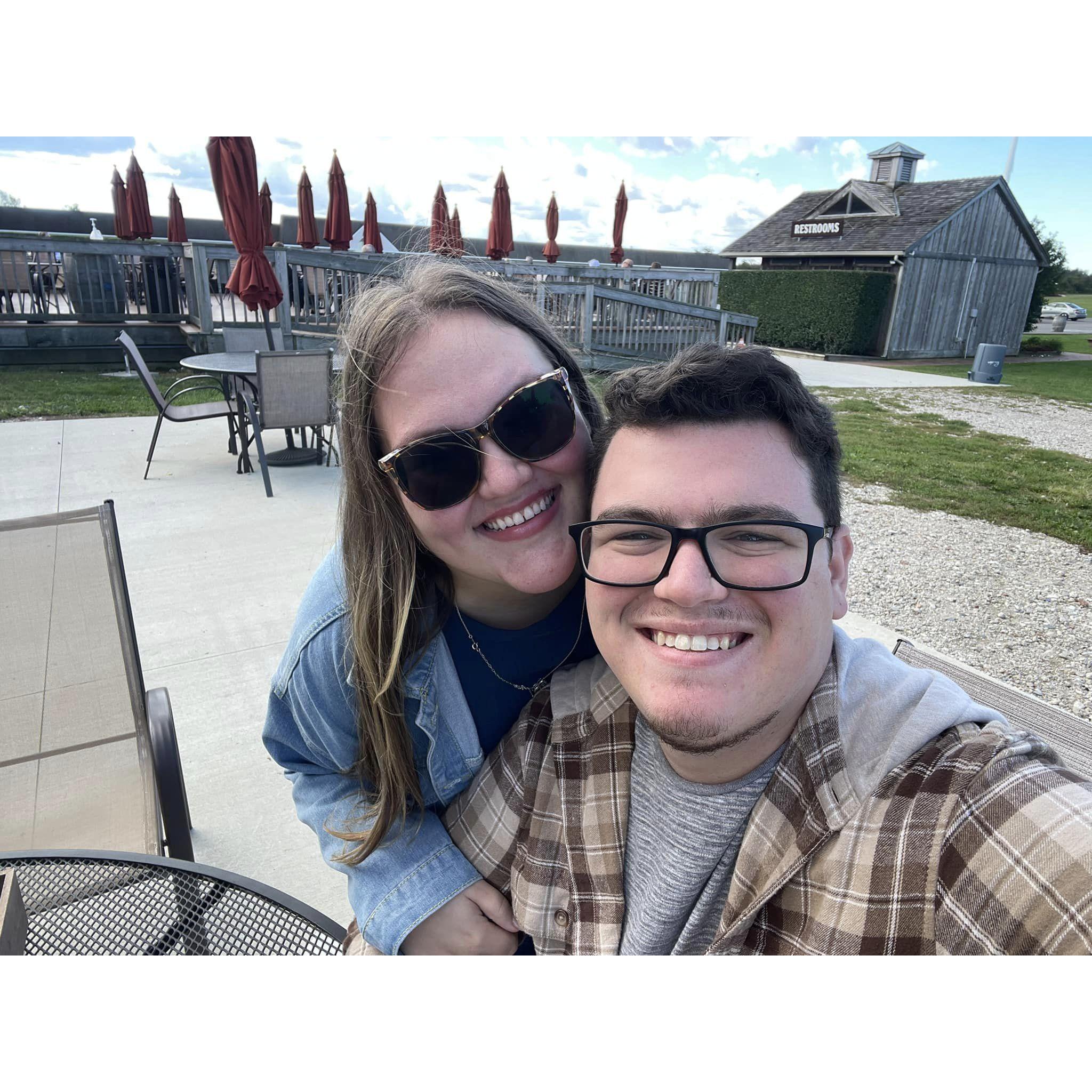 Celebrating our first engagement anniversary