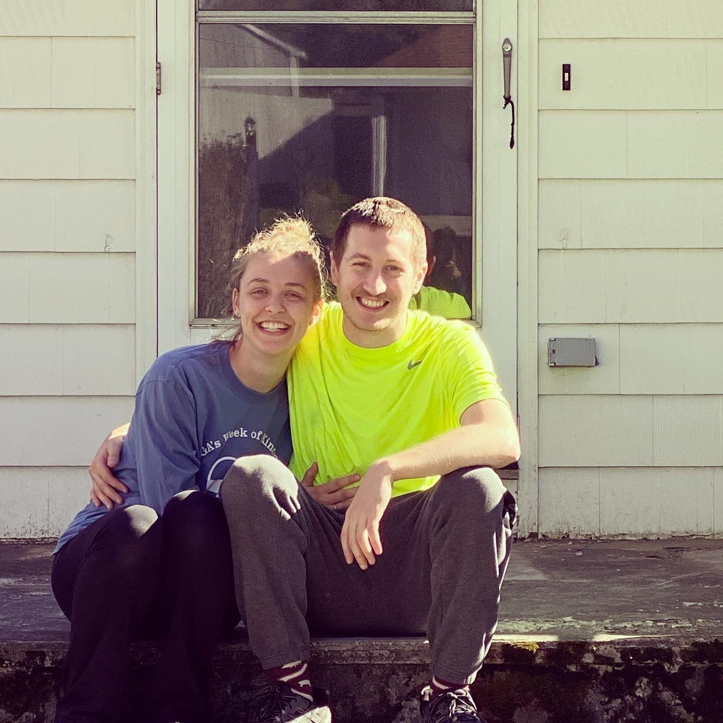 Move-in day on our first house, 2021