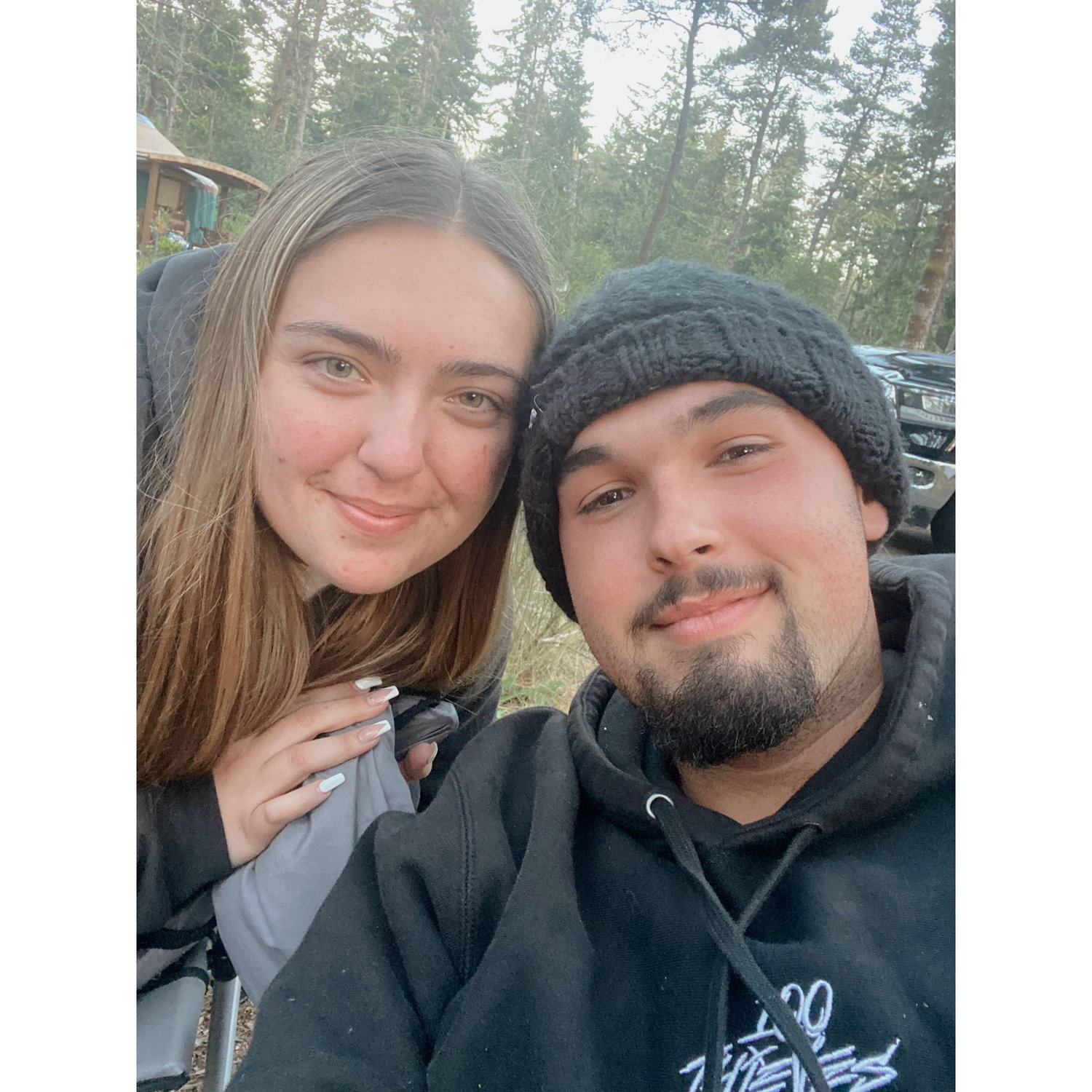 Our first camping trip together