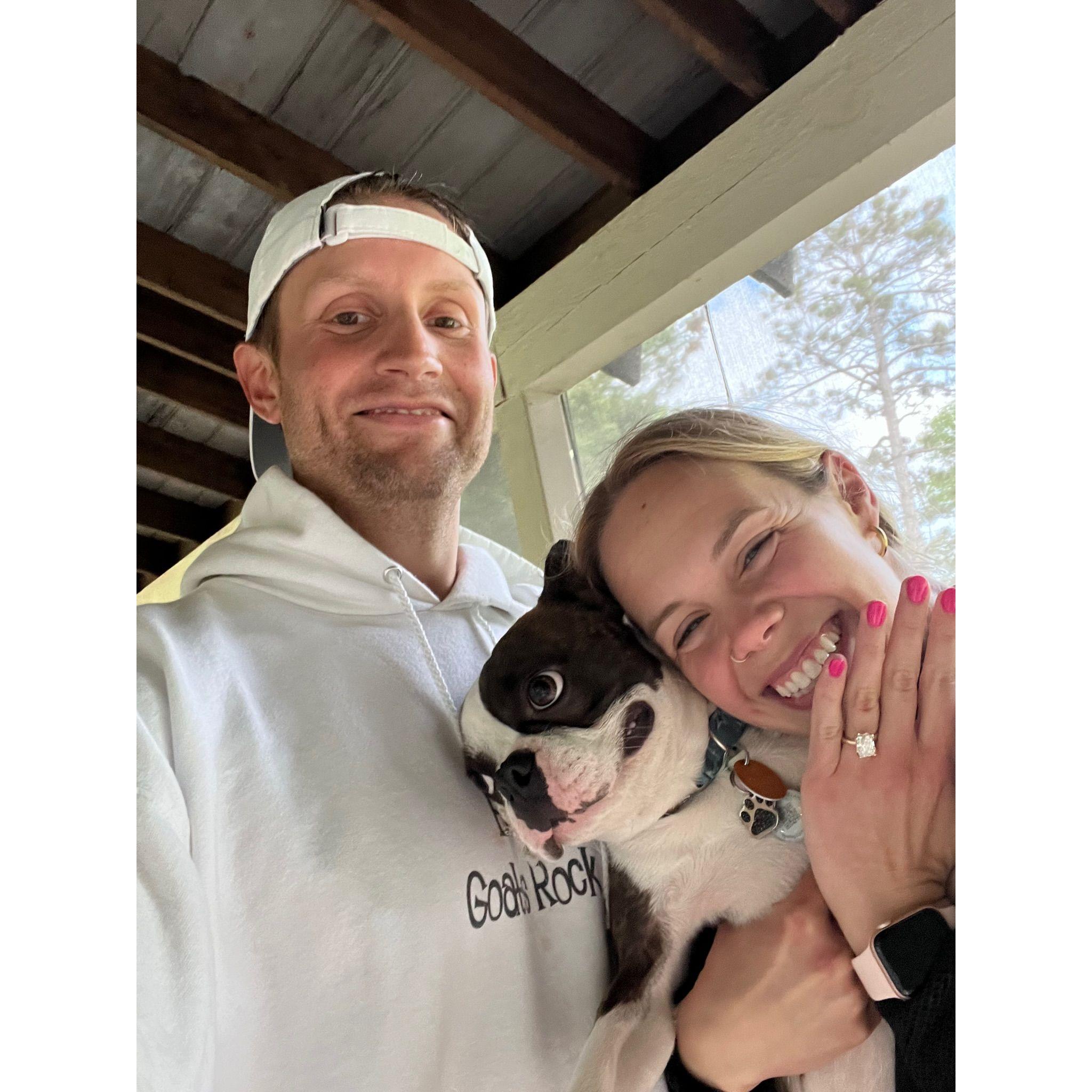 Huckleberry is so happy that his parents will finally be wed!