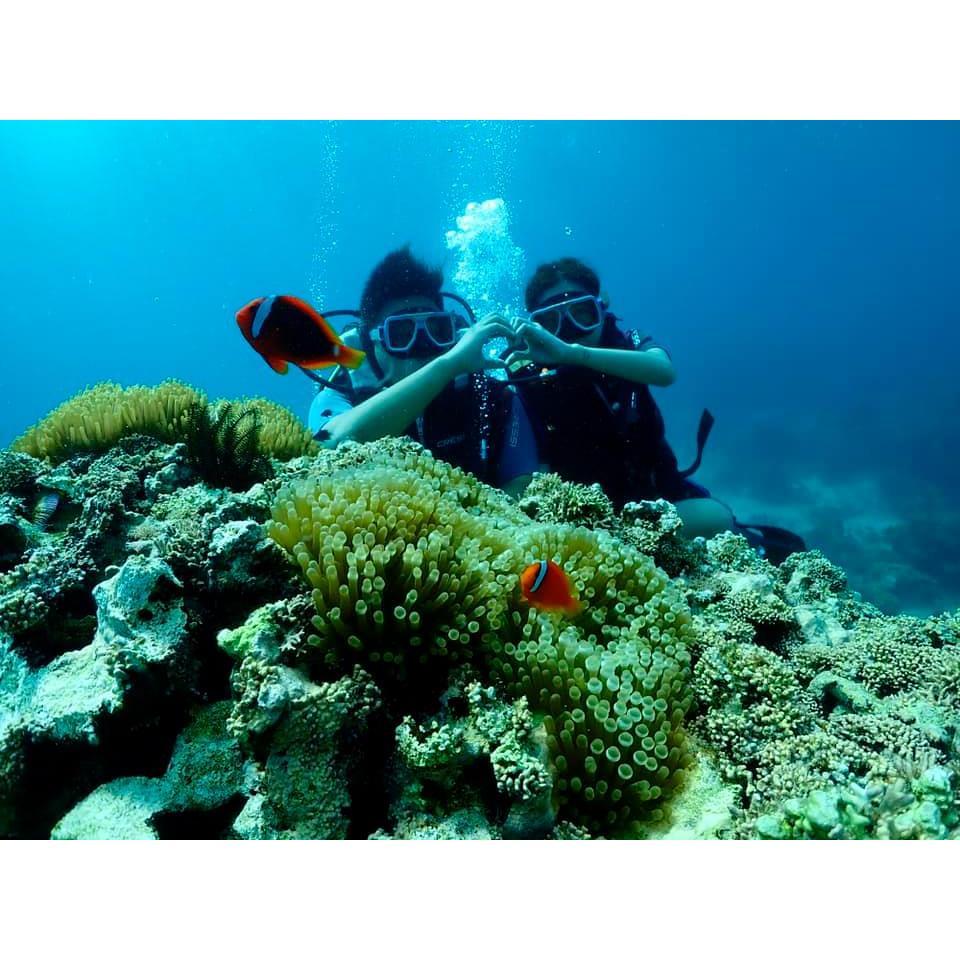 Cebu Trip- both our first time scuba diving