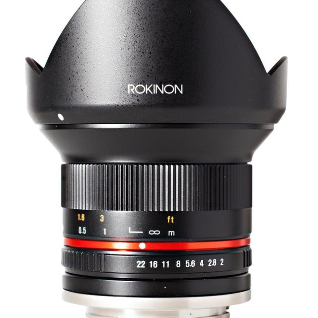 Rokinon 12mm F2.0 NCS CS Ultra Wide Angle Lens Sony E-Mount (NEX) (Black) (RK12M-E)